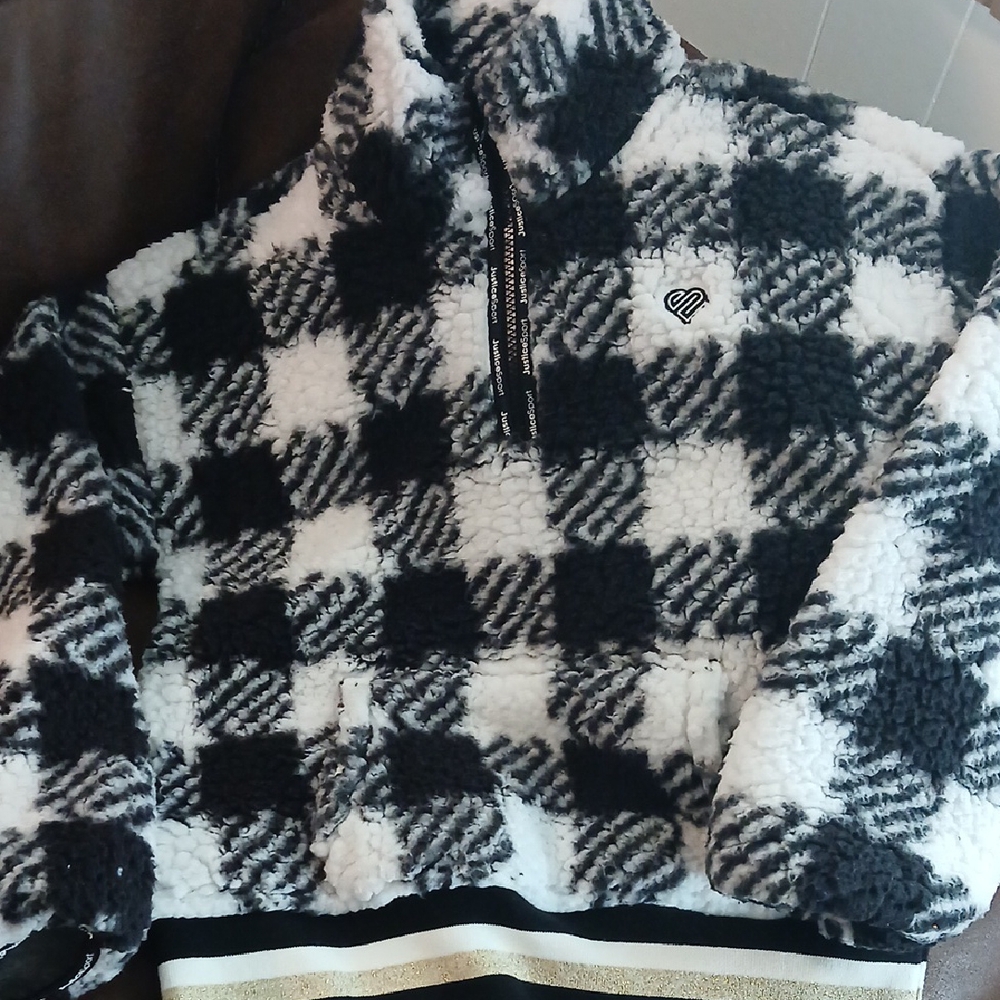 Justice Gray Fleece Top